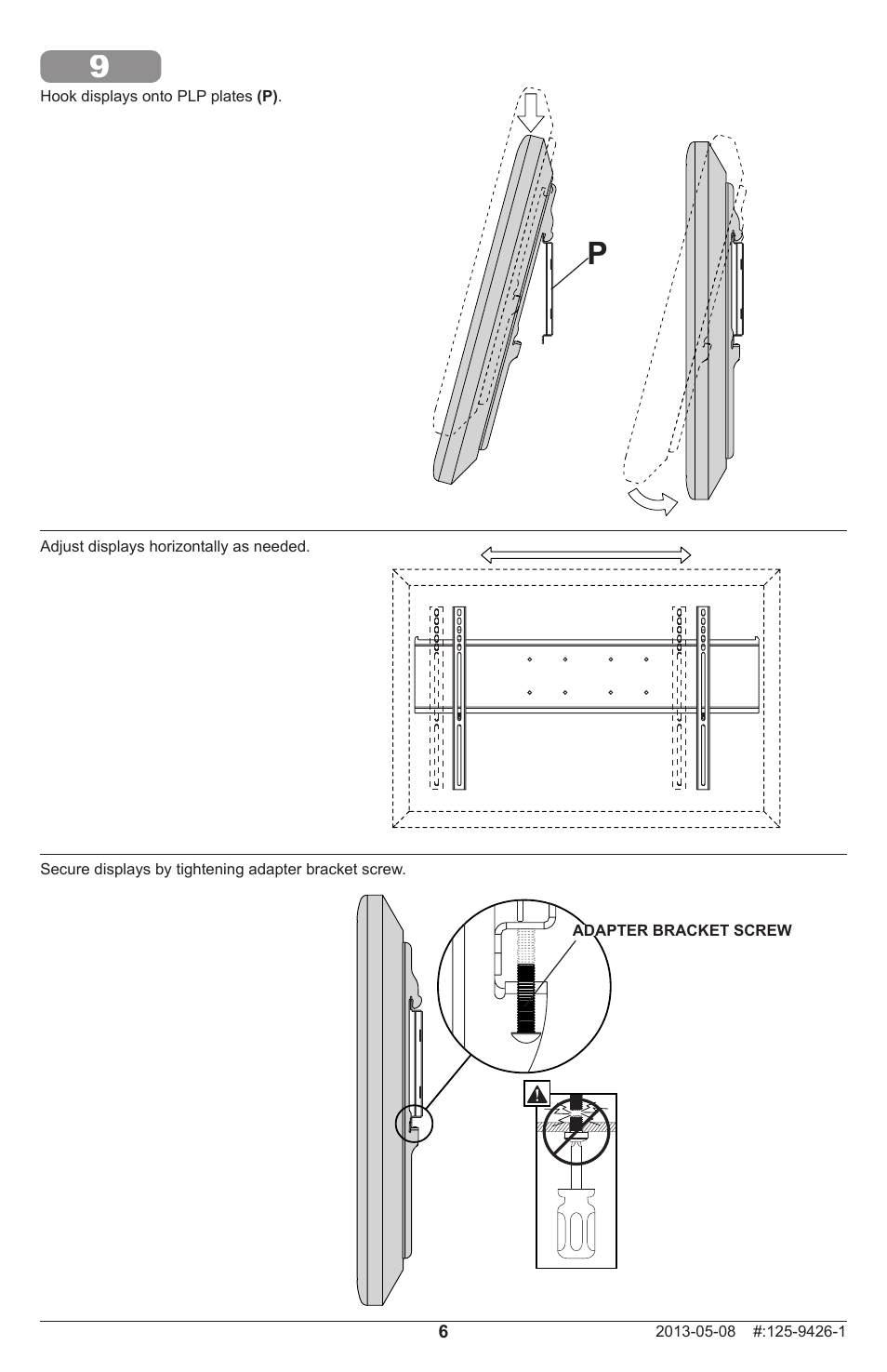 Peerless-AV DST970X2 - Installation User Manual | Page 6 / 8