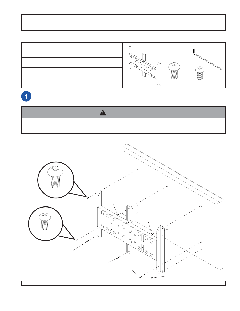 Peerless-AV PLP-NEC61 - Installation User Manual | 1 page