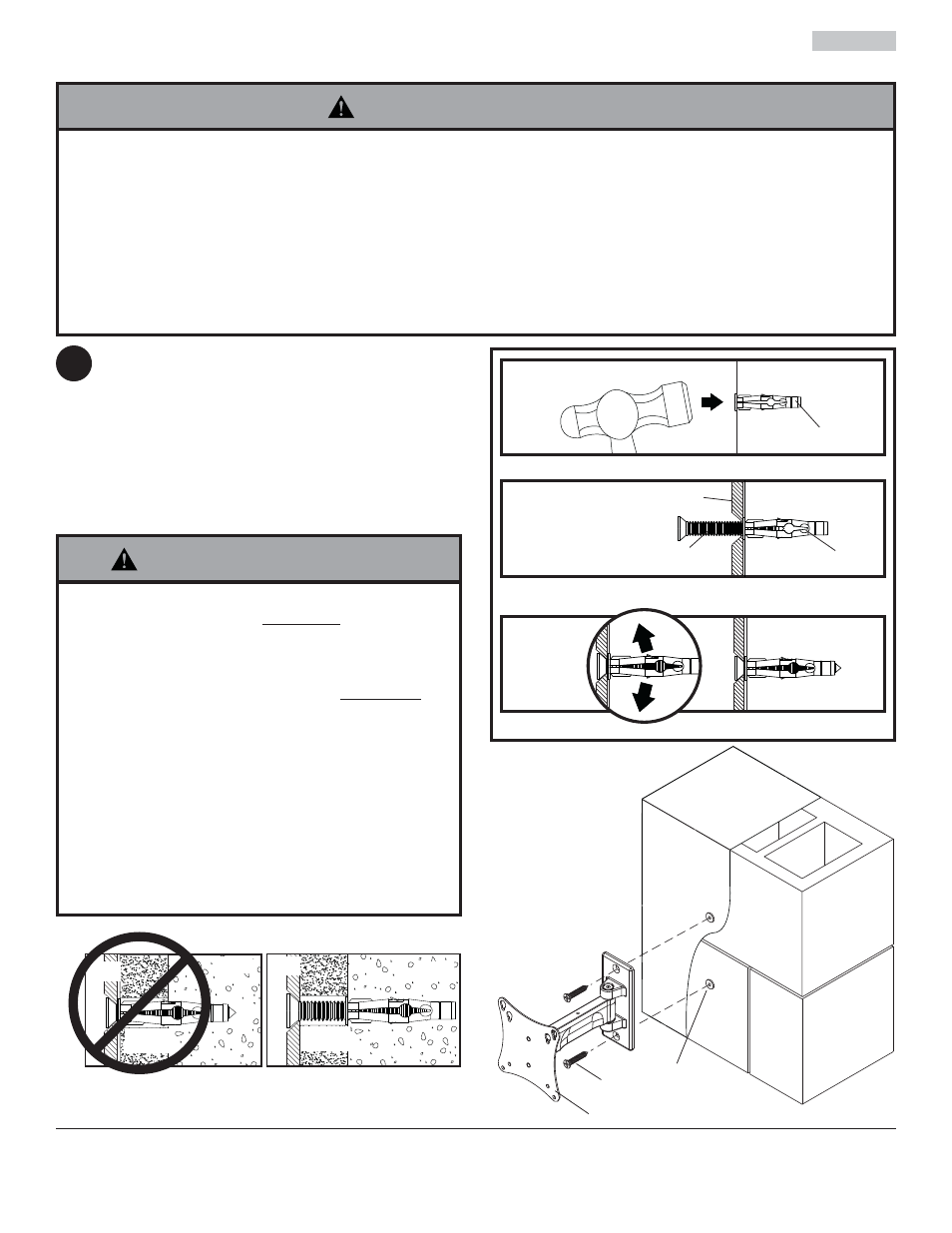 Avertissement, Aa f d, Daa f 1 | Peerless-AV PP730 - Installation User Manual | Page 16 / 20