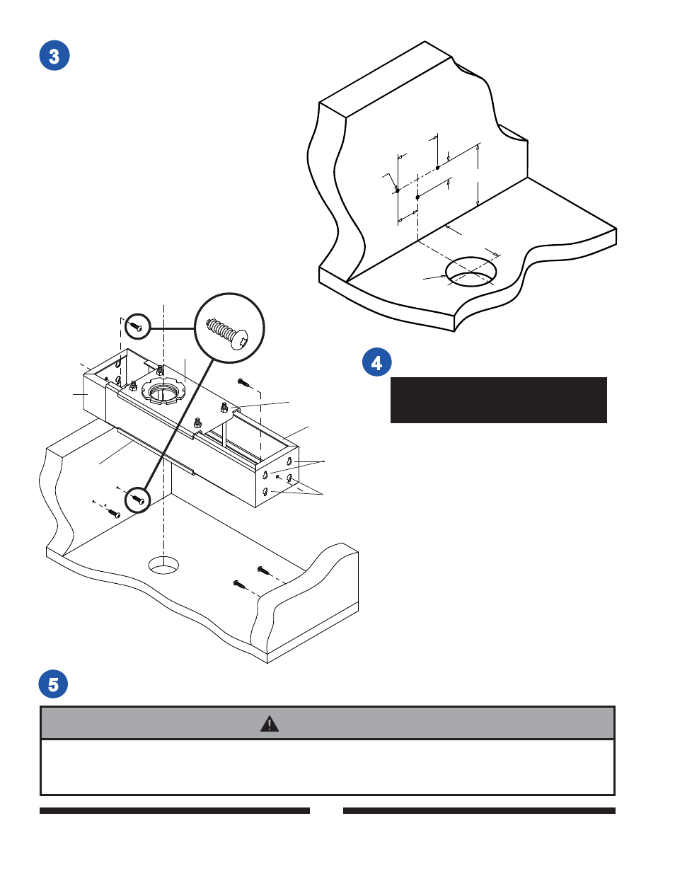 Warning, Eg b | Peerless-AV ACC120 - Installation User Manual | Page 2 / 2