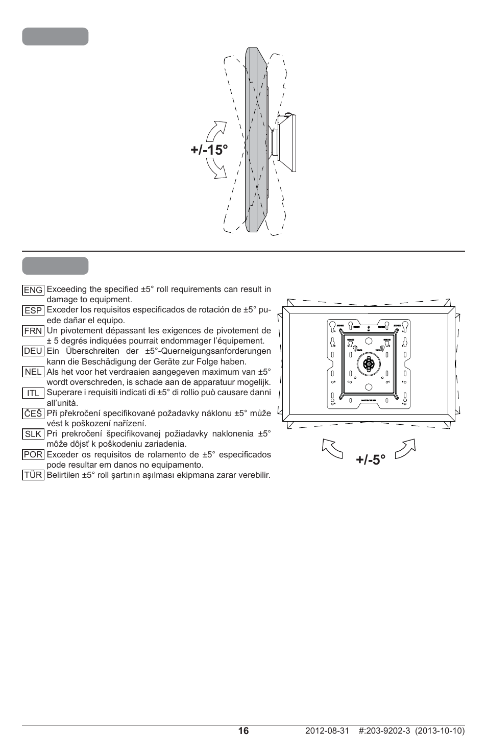 Peerless-AV STL637 - Installation User Manual | Page 16 / 20