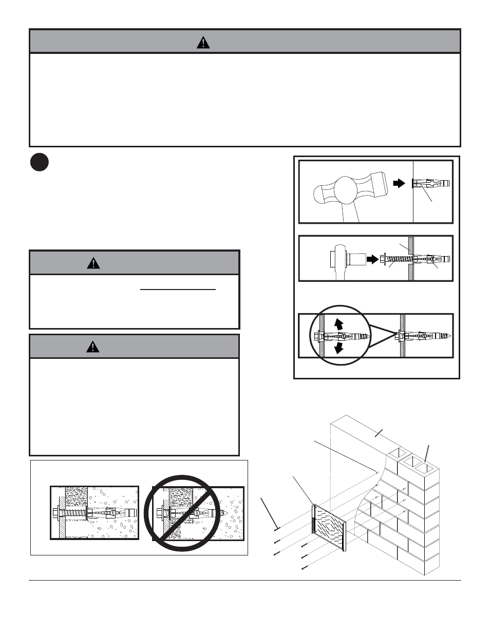 Warning, Hg fig 2.3 fig 2.4, Gb g h | Peerless-AV DST360 - Installation User Manual | Page 4 / 11