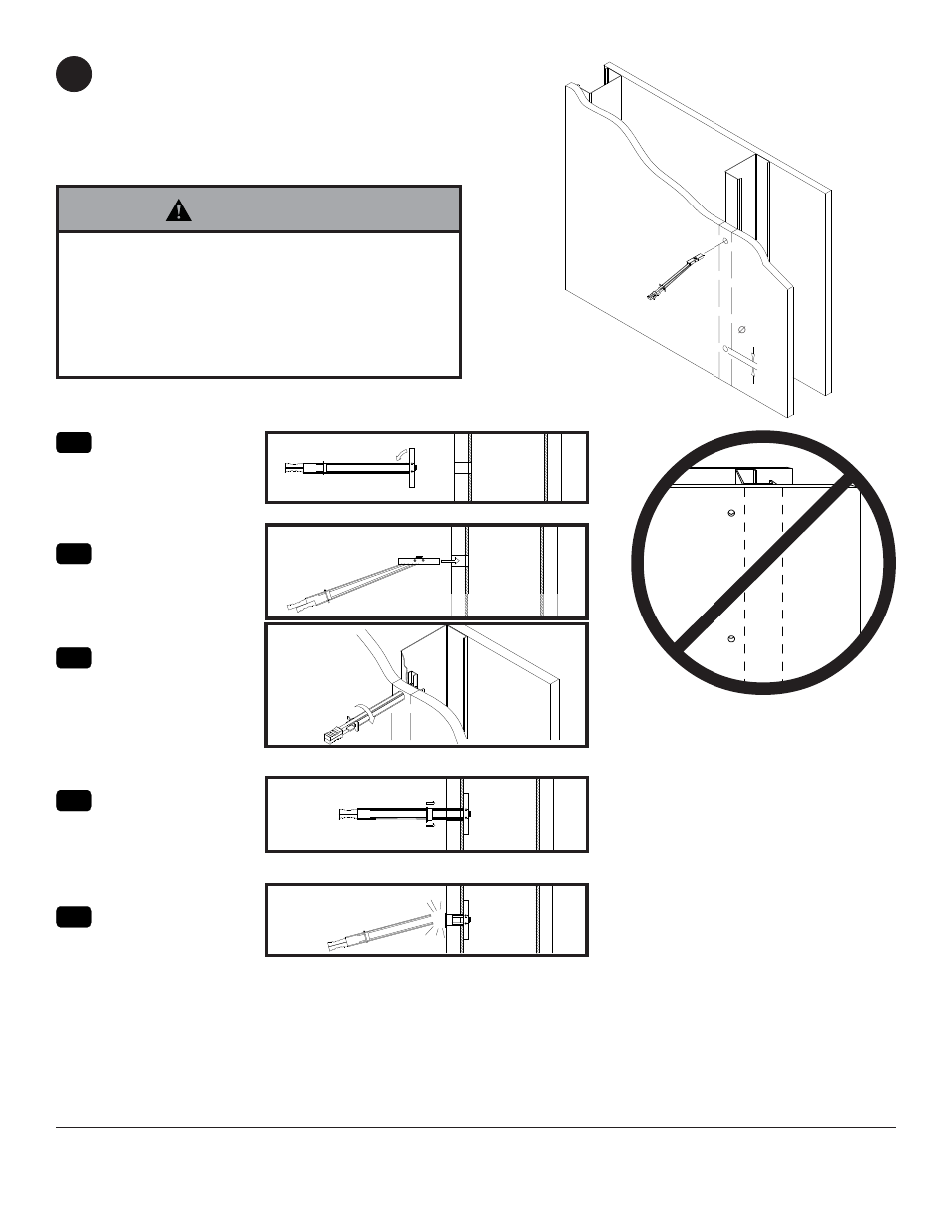 Warning, Fig. 3.1 | Peerless-AV DST360 - Installation User Manual | Page 5 / 11