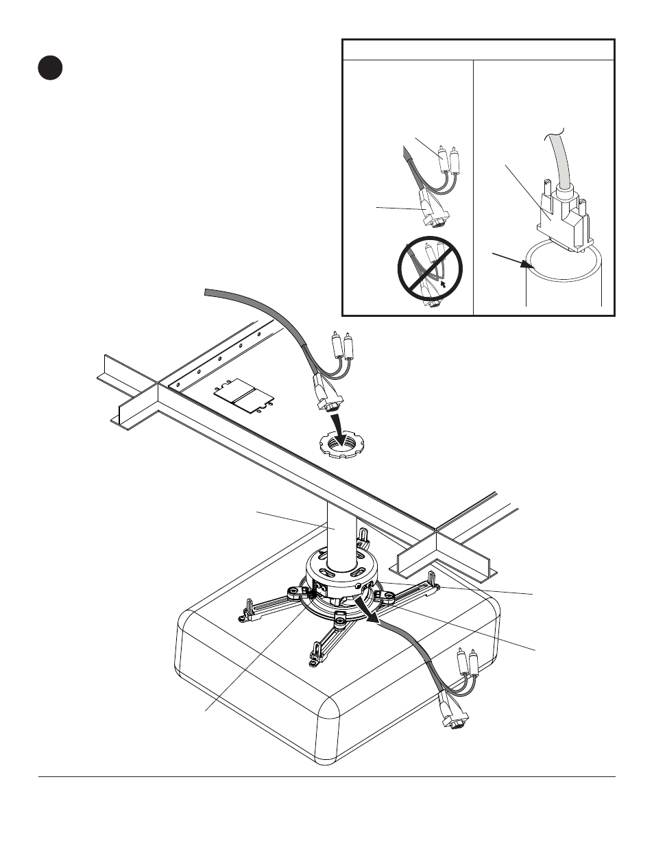 Cable management, Fi g. 8.1 fi g. 8.2 | Peerless-AV PRS-1S - Installation User Manual | Page 10 / 13