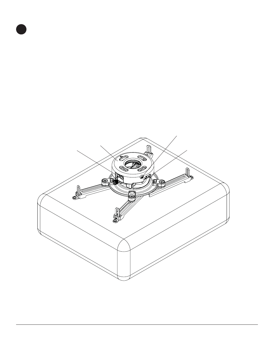 Projector alignment | Peerless-AV PRS-1S - Installation User Manual | Page 11 / 13