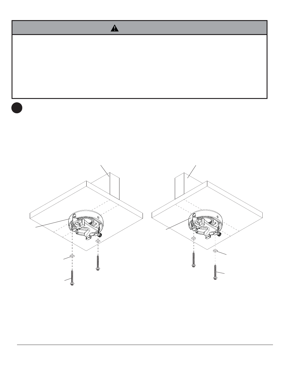 Warning | Peerless-AV PRS-1S - Installation User Manual | Page 5 / 13