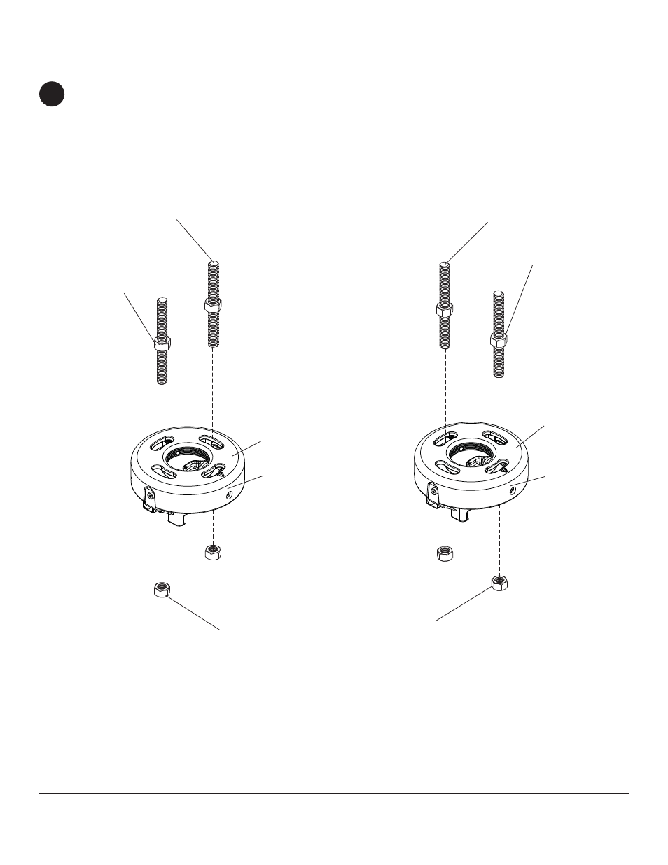 Installation to threaded rod, Fi g. 4.1 fi g. 4.2 | Peerless-AV PRS-1S - Installation User Manual | Page 7 / 13