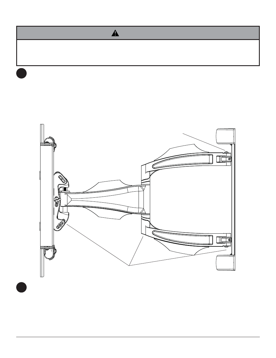 Warning, Arm tension adjustment | Peerless-AV WL-SA761PU-200 - Installation User Manual | Page 22 / 23