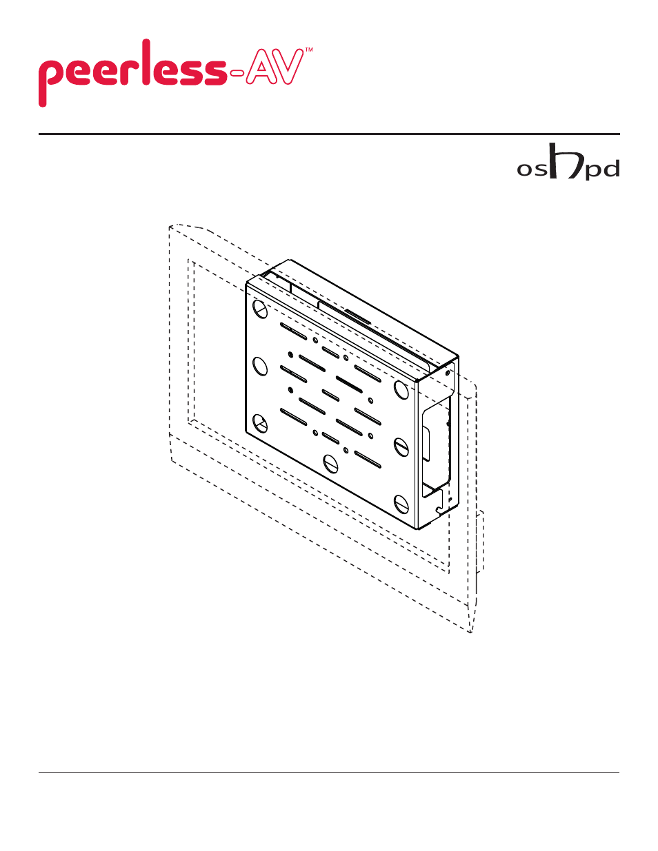 Peerless-AV DS508 - Installation User Manual | 9 pages
