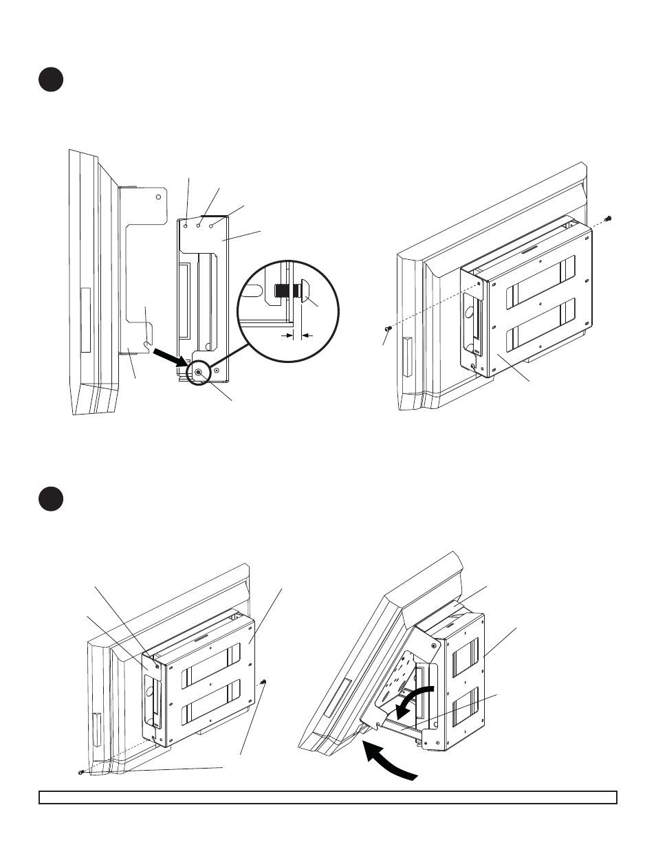 Ba a b | Peerless-AV DS508 - Installation User Manual | Page 9 / 9