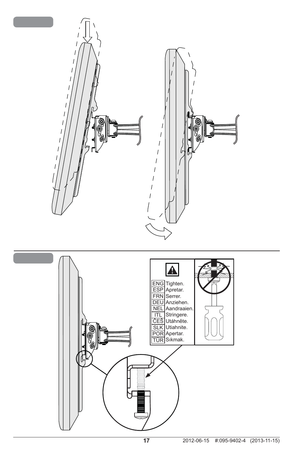 Peerless-AV SA746PU - Installation User Manual | Page 17 / 24
