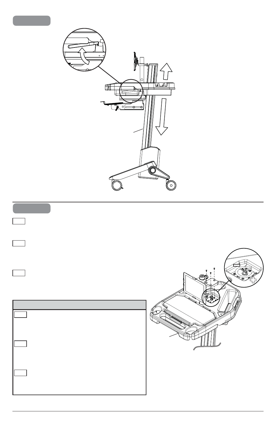 55a a a, Caution | Peerless-AV HCC201 - Installation User Manual | Page 8 / 16