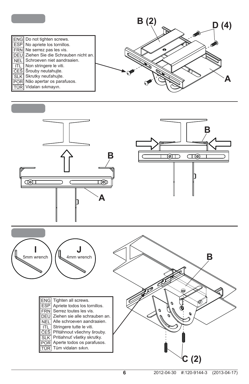 Peerless-AV MOD-CPI - Installation User Manual | Page 6 / 12