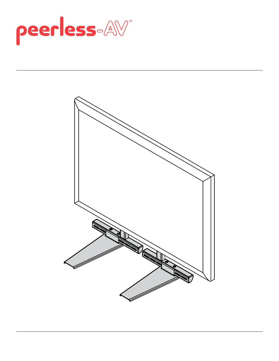 Peerless-AV ACC953 - Installation User Manual | 14 pages