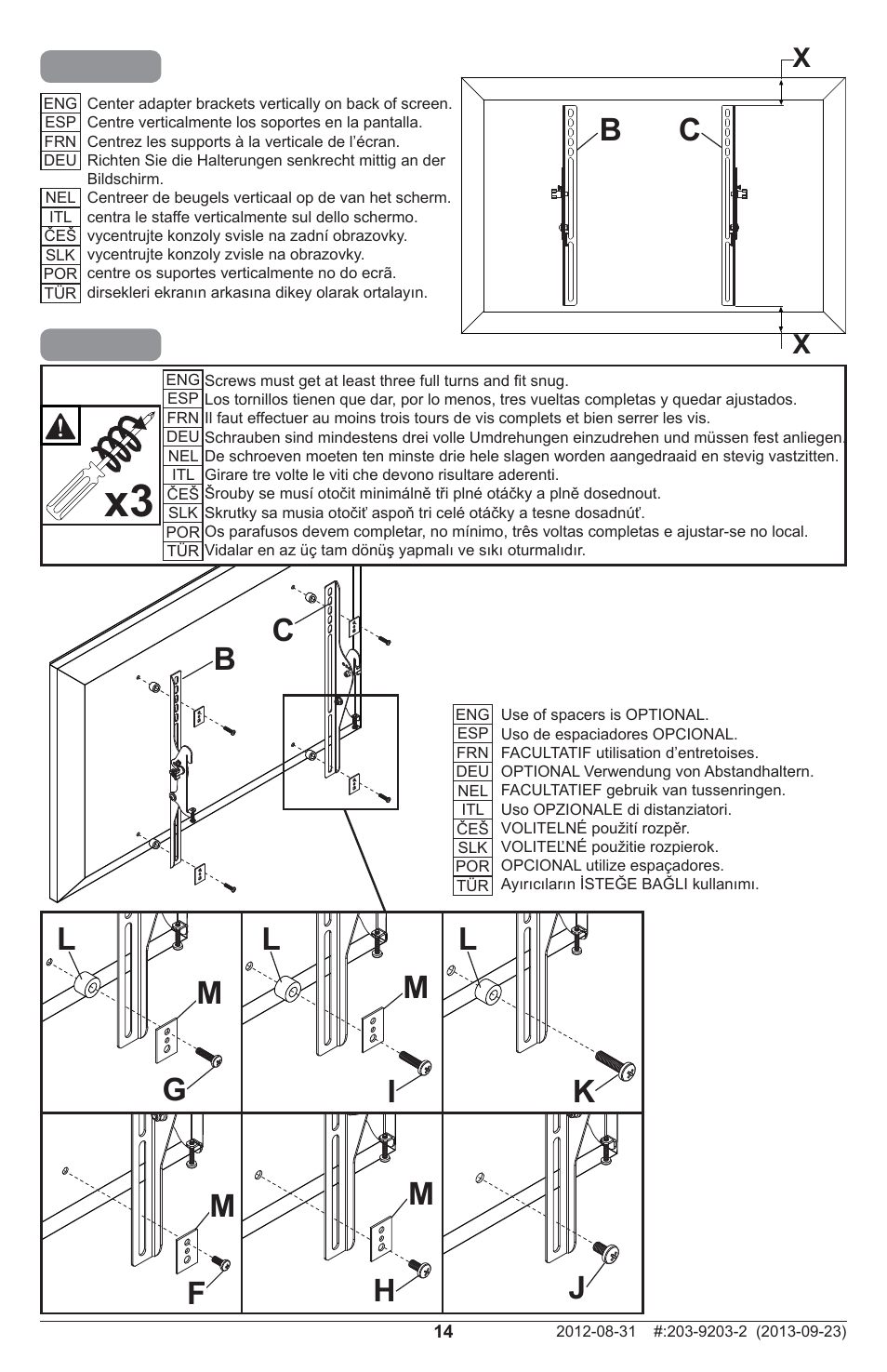 Peerless-AV STL646 - Installation User Manual | Page 14 / 20