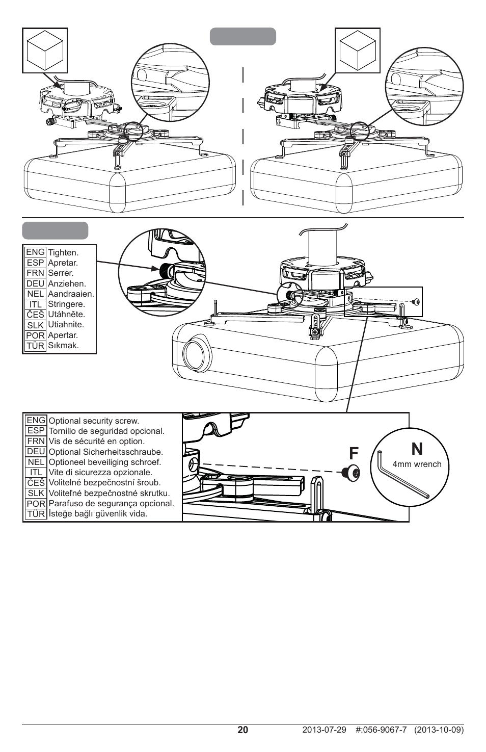 Peerless-AV PSTA-600 - Installation User Manual | Page 20 / 28