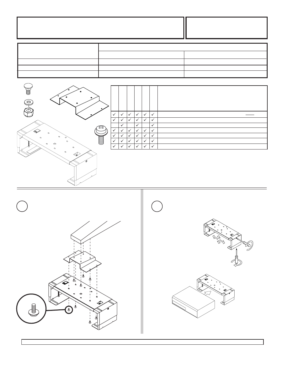 Peerless-AV VPM45-S - Installation User Manual | 2 pages