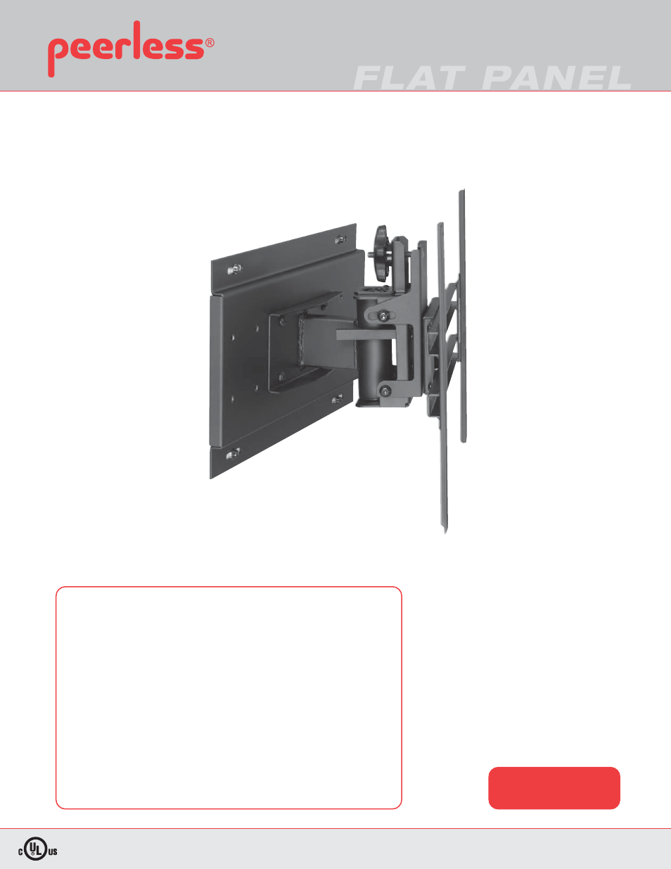 Peerless-AV PS-2  - Sell Sheet User Manual | 2 pages