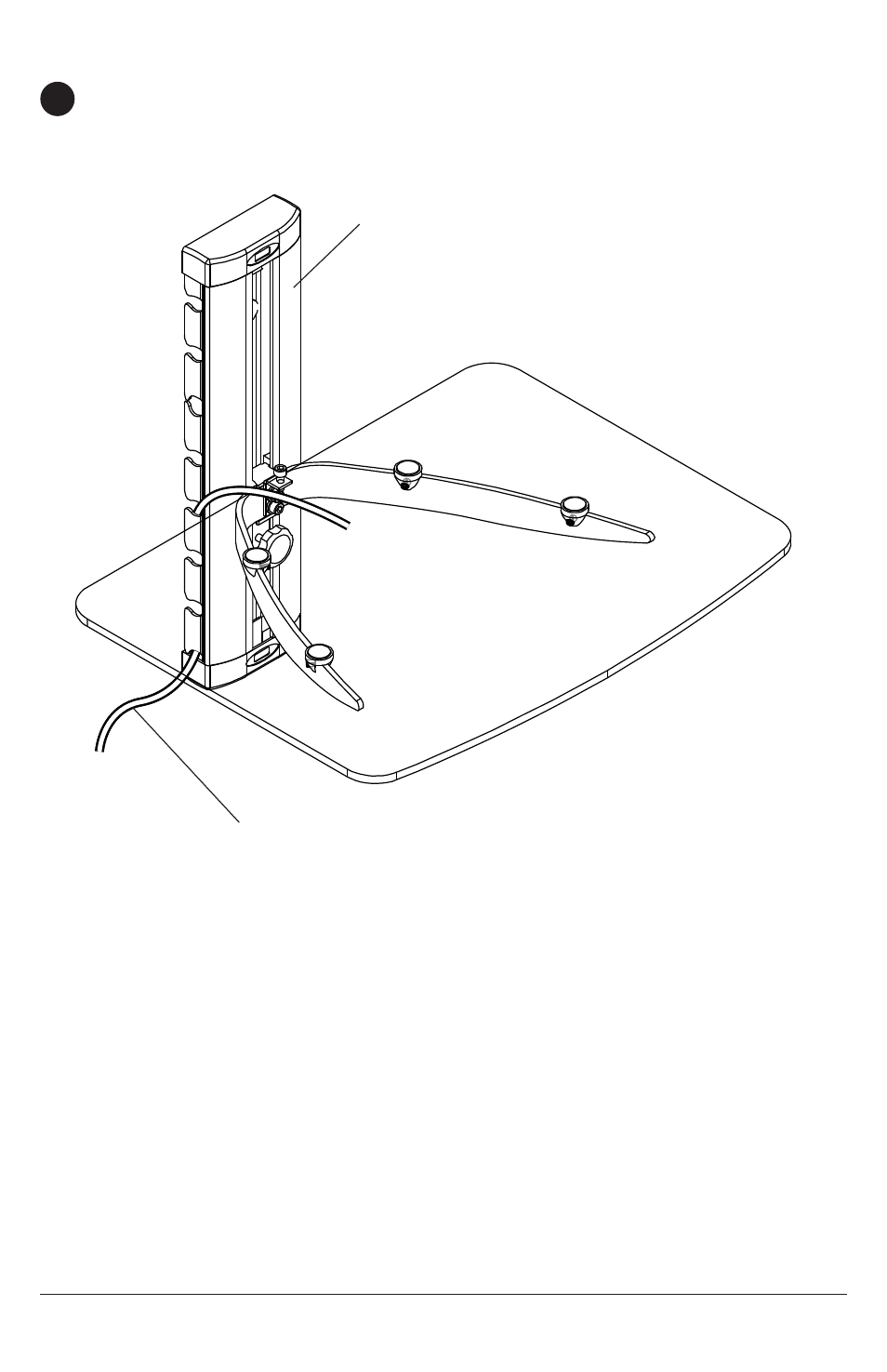 Cable management | Peerless-AV ESHV20 - Installation User Manual | Page 8 / 27