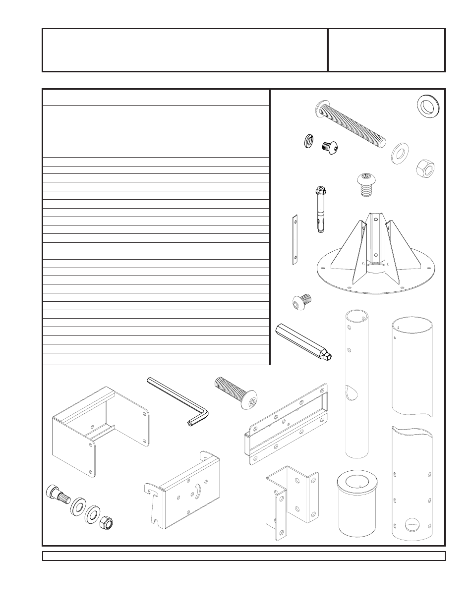 Peerless-AV COL810P - Installation User Manual | 6 pages