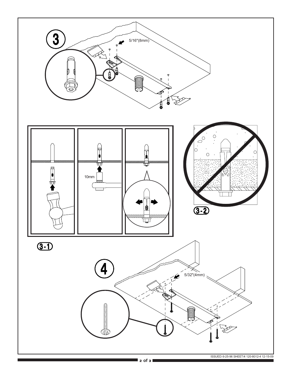 Peerless-AV ACC210 - Installation User Manual | Page 2 / 3
