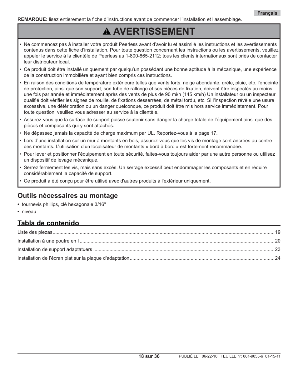 Peerless-AV ECMU-04-I-S - Installation User Manual | Page 18 / 36