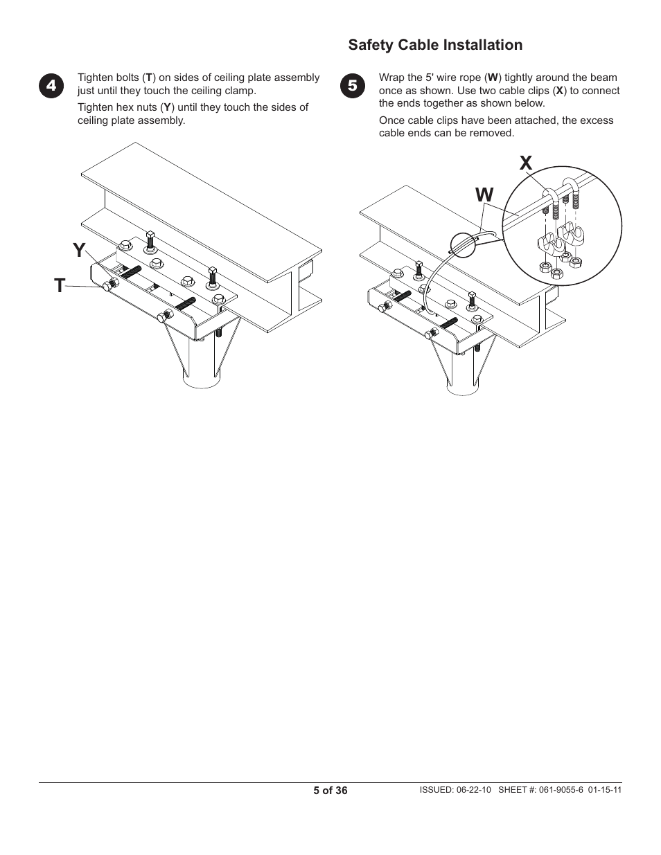 Ty w x | Peerless-AV ECMU-04-I-S - Installation User Manual | Page 5 / 36