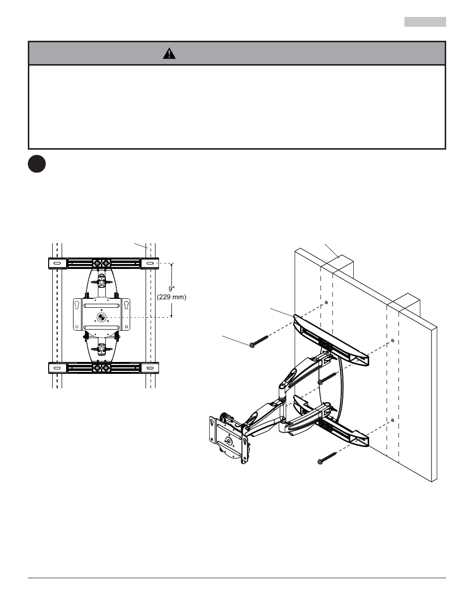 Avertissement | Peerless-AV SA761P - Installation User Manual | Page 25 / 32