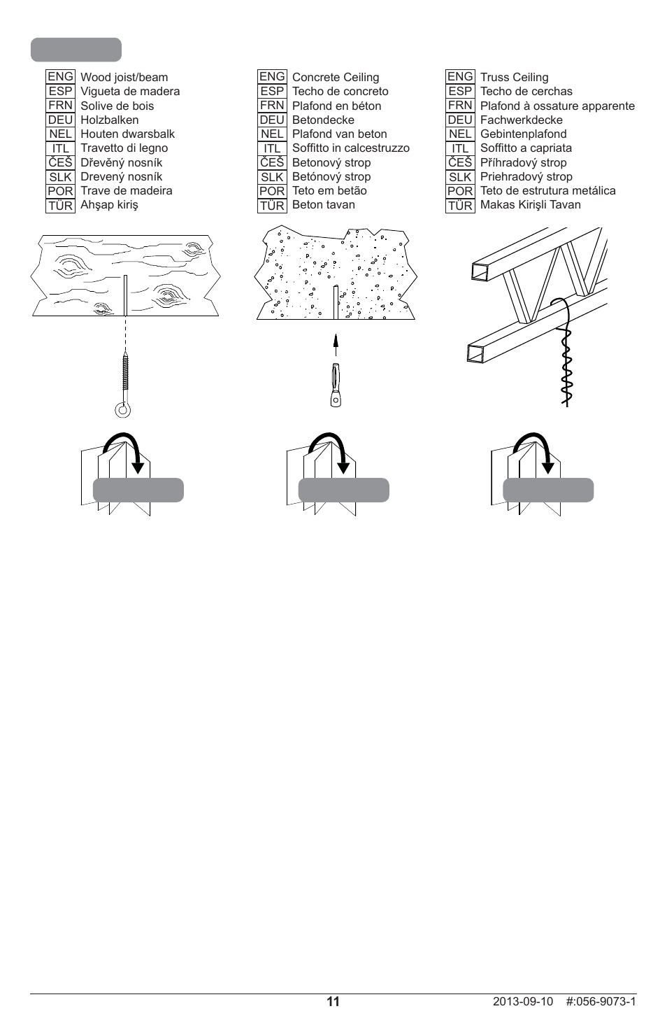 Peerless-AV PRGS-455 - Installation User Manual | Page 11 / 28