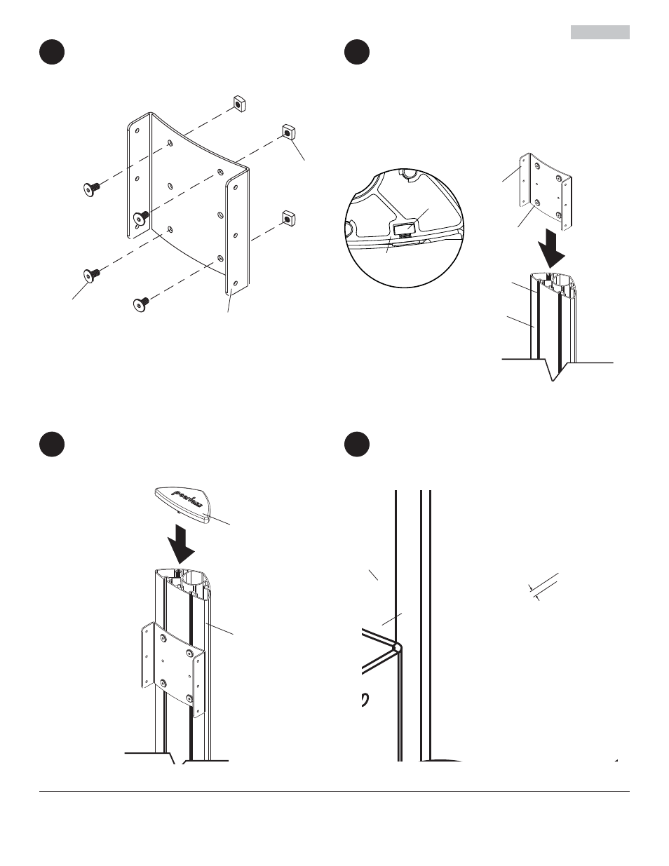 La n, Lj h | Peerless-AV SGLS01 - Installation User Manual | Page 17 / 35