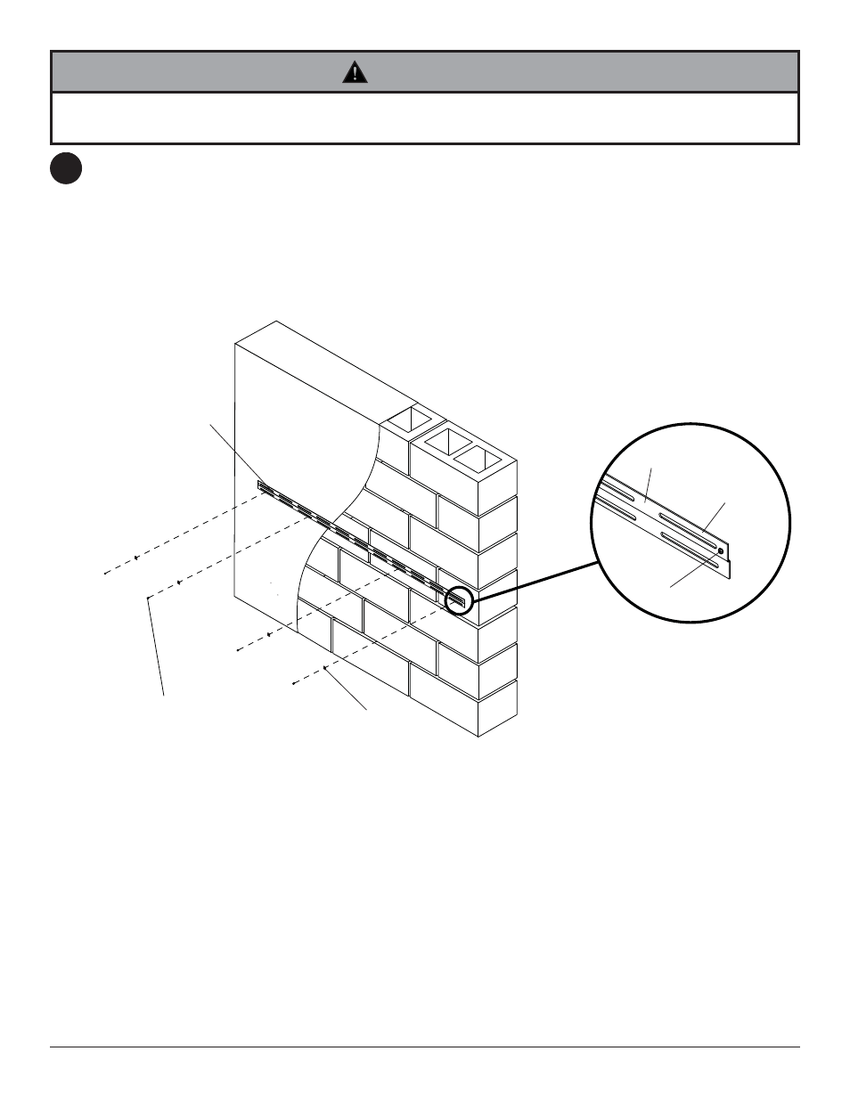 Warning, Detail 1 g | Peerless-AV IWB600-WB - Installation User Manual | Page 3 / 7
