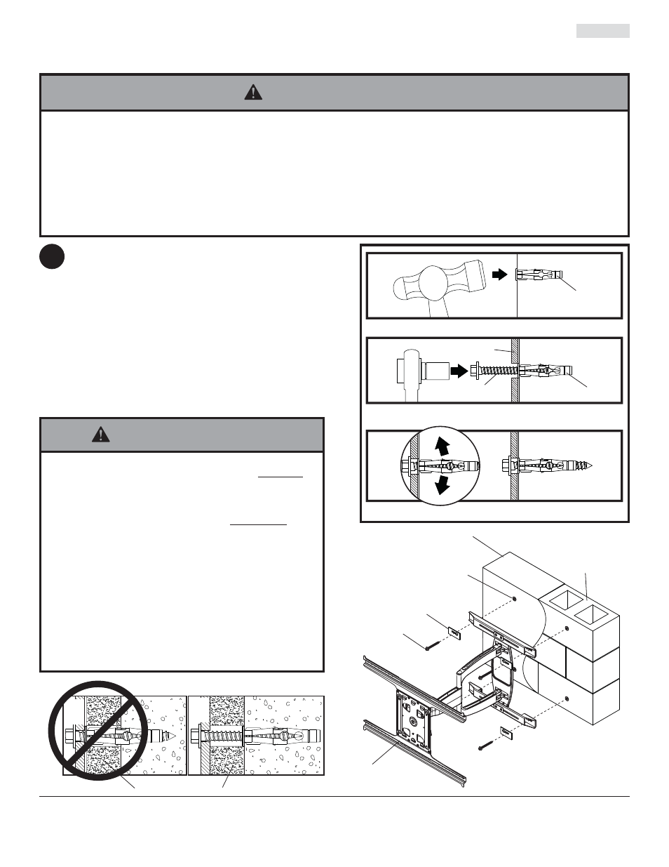Advertencia, Da c n, Ad c | Peerless-AV SAX772PU - Installation User Manual | Page 19 / 41