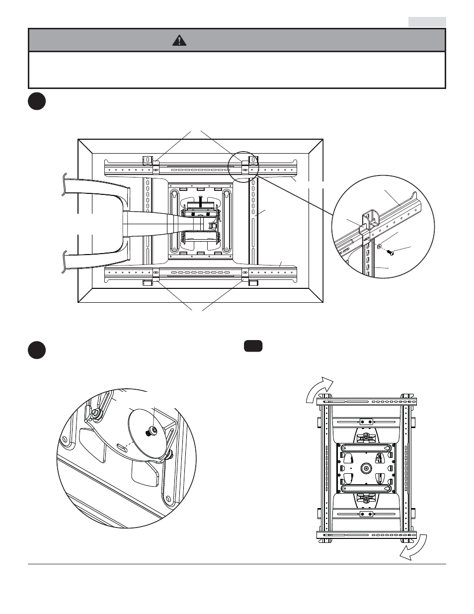 Advertencia, Be i h | Peerless-AV SAX772PU - Installation User Manual | Page 24 / 41