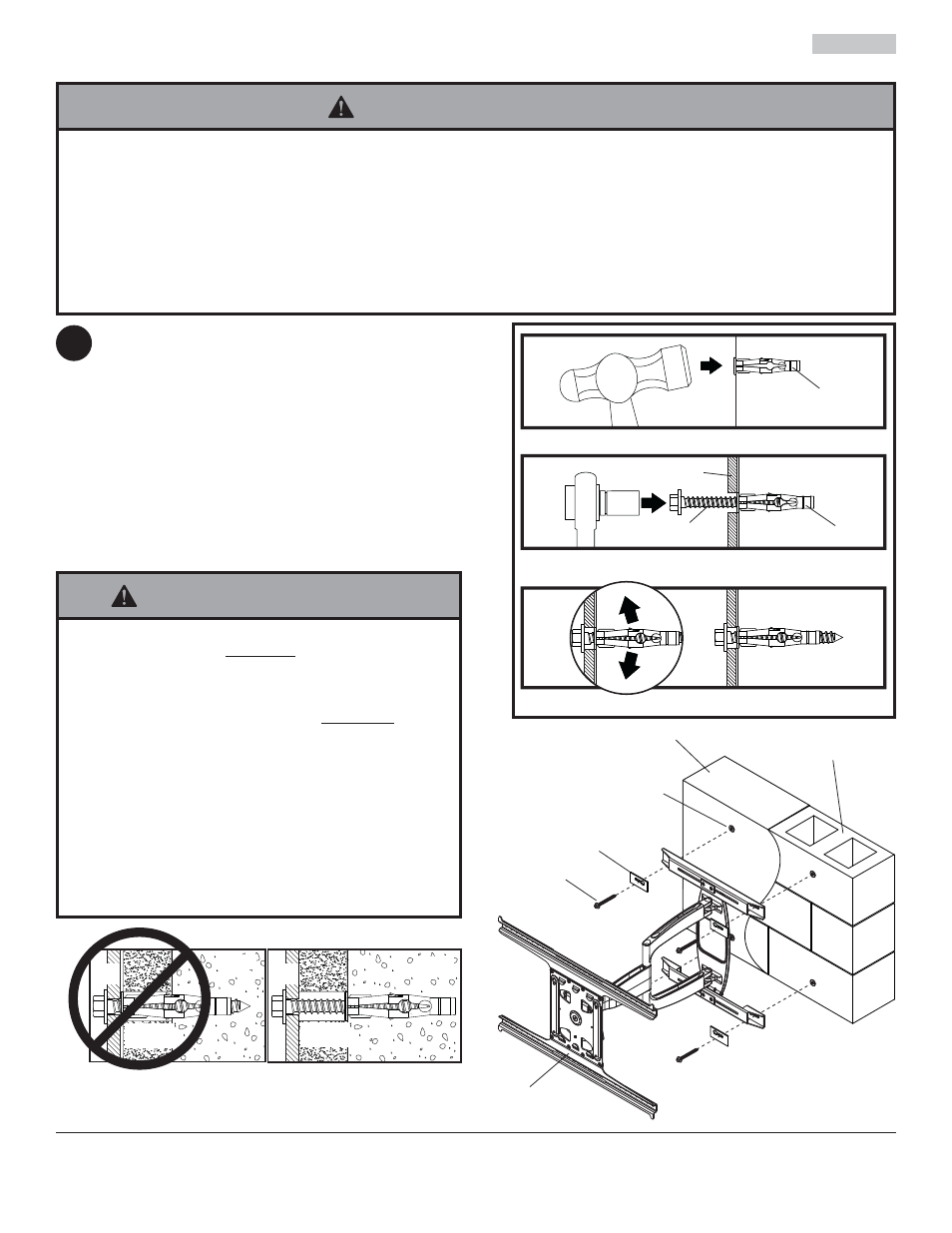 Avertissement, Da c n, Ad c | Peerless-AV SAX772PU - Installation User Manual | Page 32 / 41