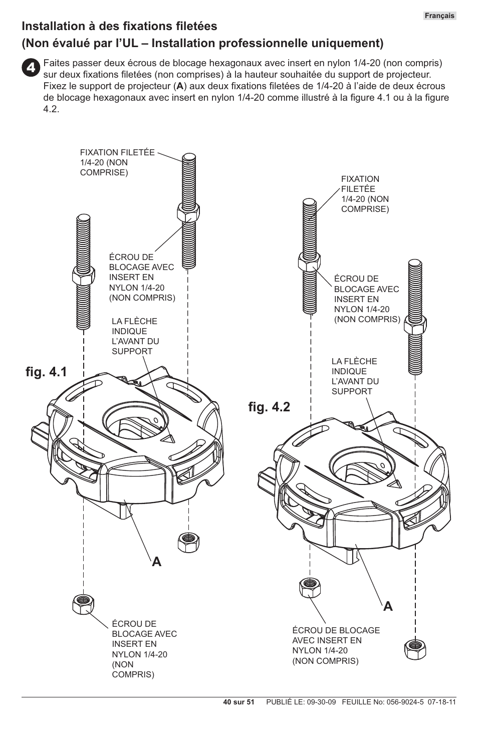 Fi g. 4.1 fi g. 4.2 | Peerless-AV PRG-UNV - Installation User Manual | Page 40 / 51