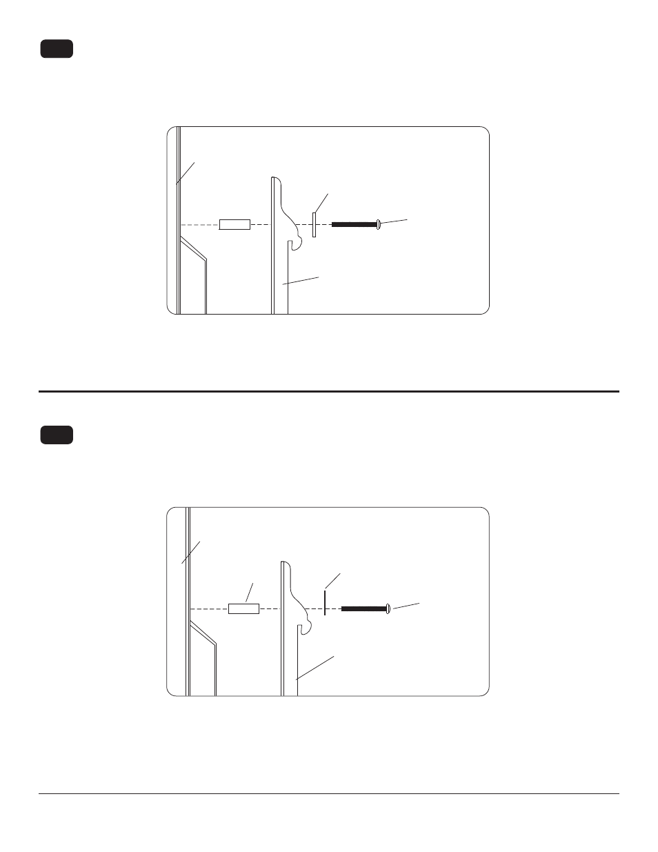 Fig. 1.2, Fig. 1.1 | Peerless-AV PLP-UNM-S - Installation User Manual | Page 4 / 5