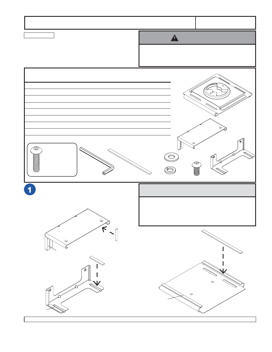 Peerless-AV PRS35 - Installation User Manual | 2 pages