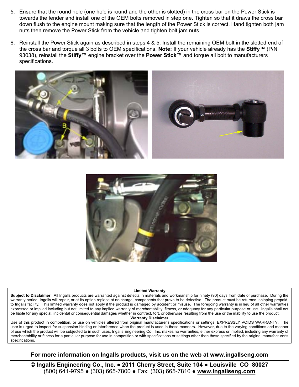 Ingalls 93184 User Manual | Page 2 / 2