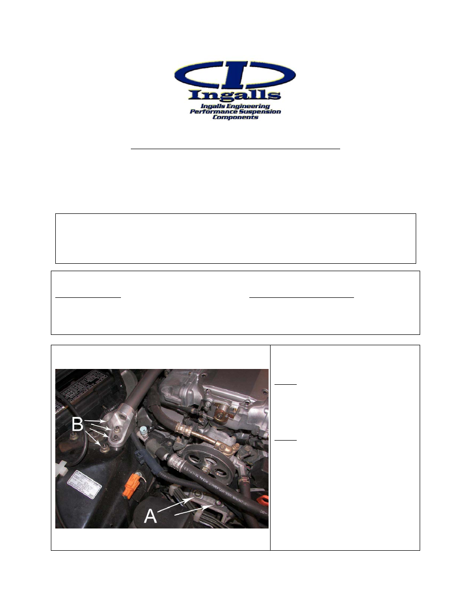 Ingalls 93055 User Manual | 2 pages