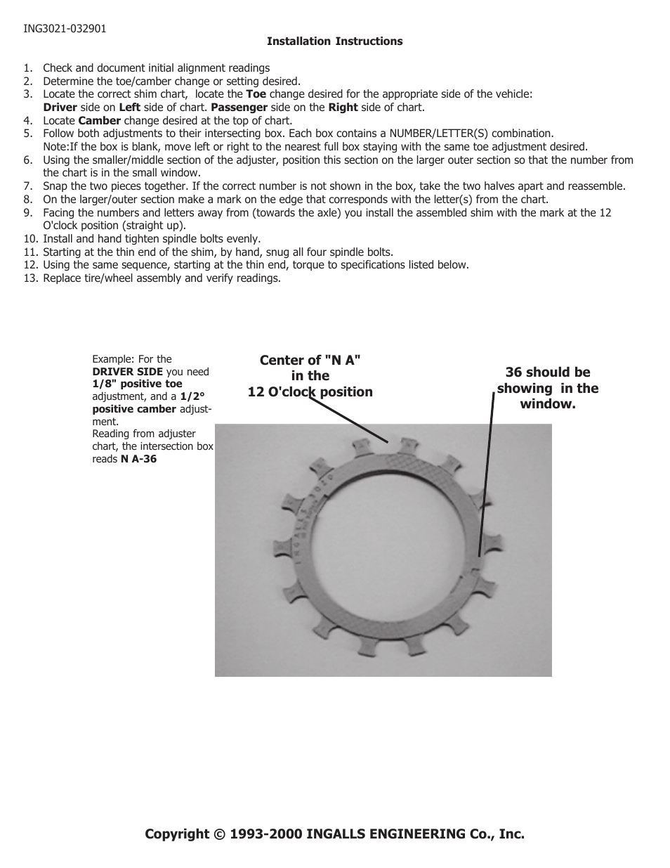 Ingalls 30200 User Manual | 2 pages