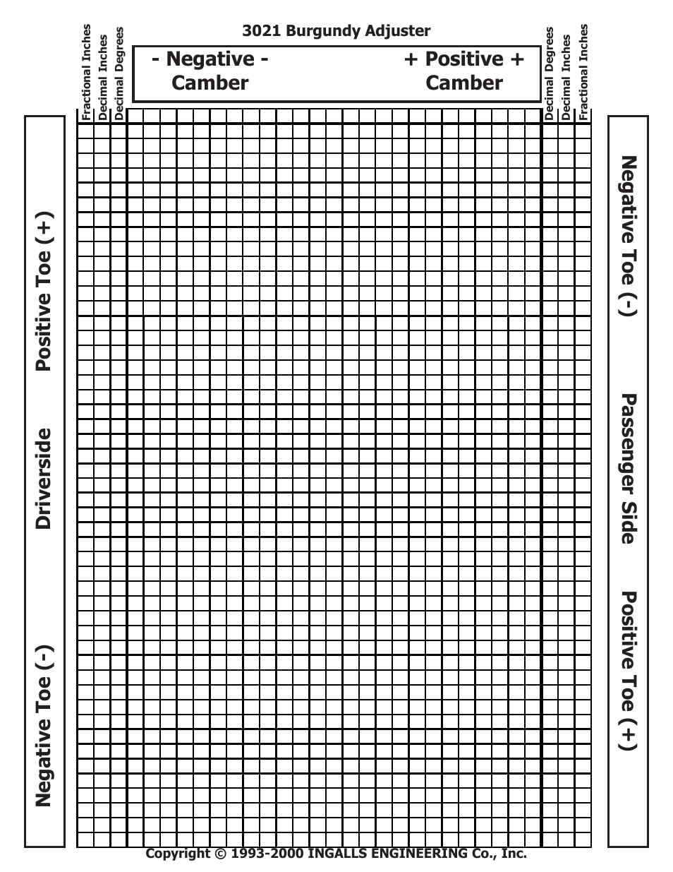 3021 burgundy adjuster | Ingalls 30200 User Manual | Page 2 / 2