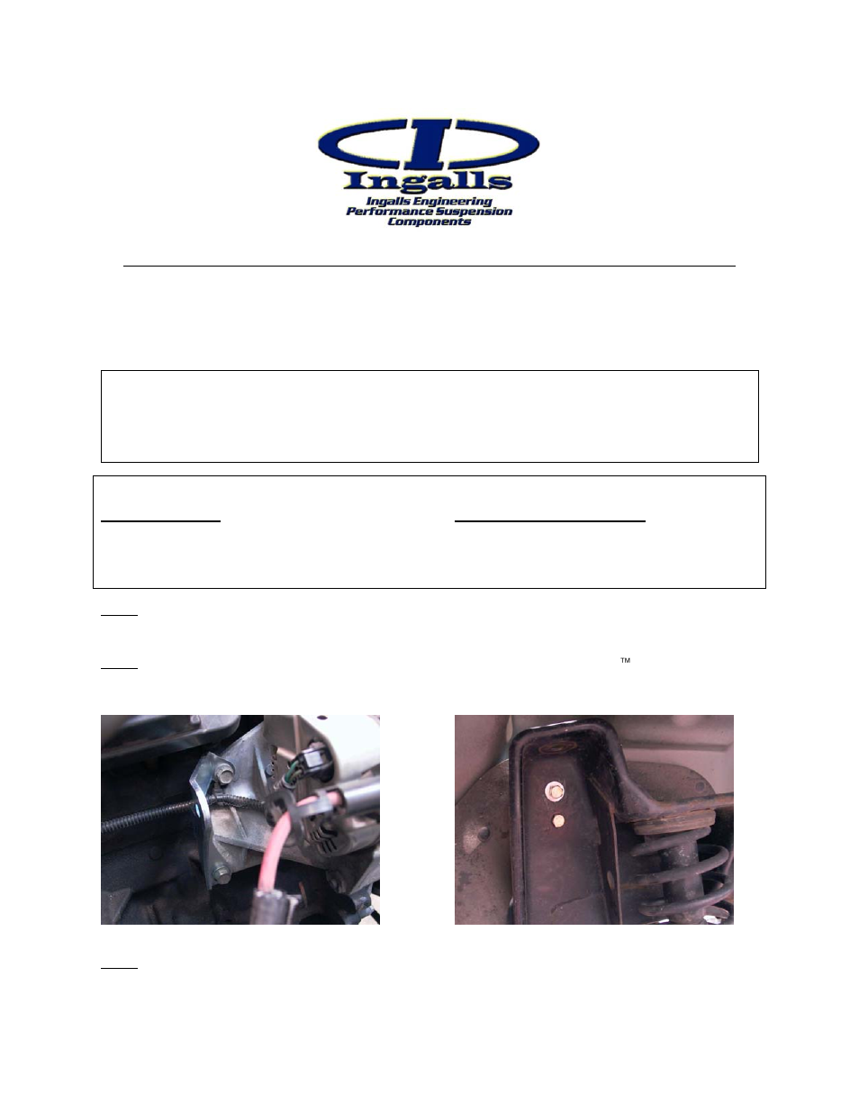 Ingalls 93050 User Manual | 3 pages