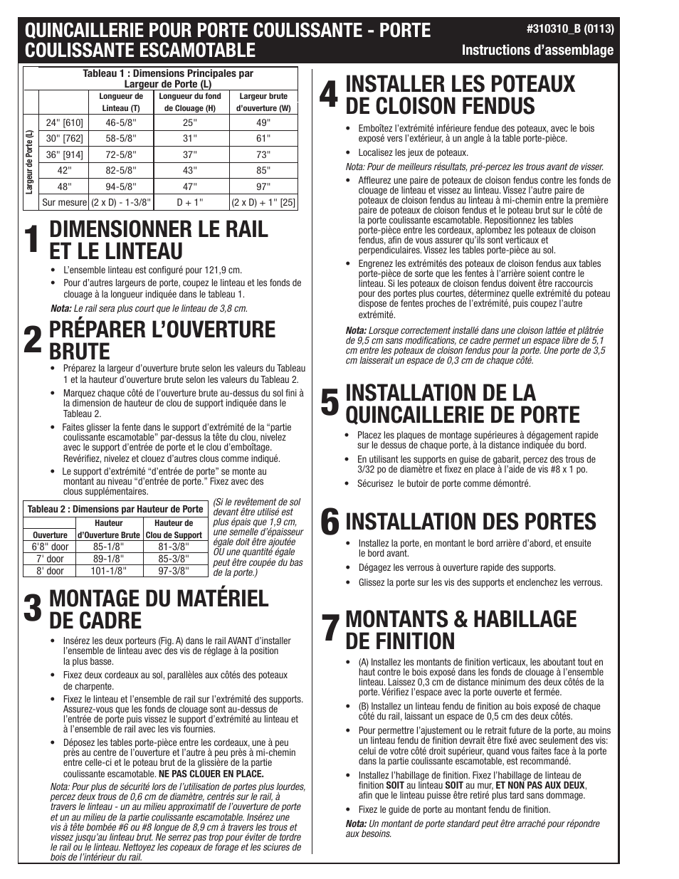 Knape&Vogt PKF-250A Series User Manual | Page 5 / 6