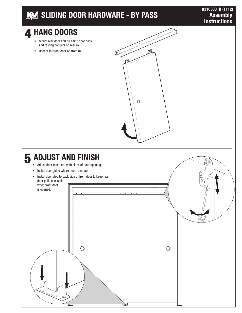 Knape&Vogt BYP-60SW Series User Manual | Page 3 / 4