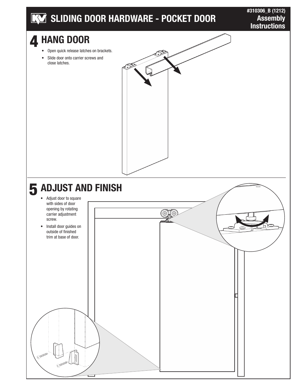 Knape&Vogt PKT-250A Series User Manual | Page 3 / 4