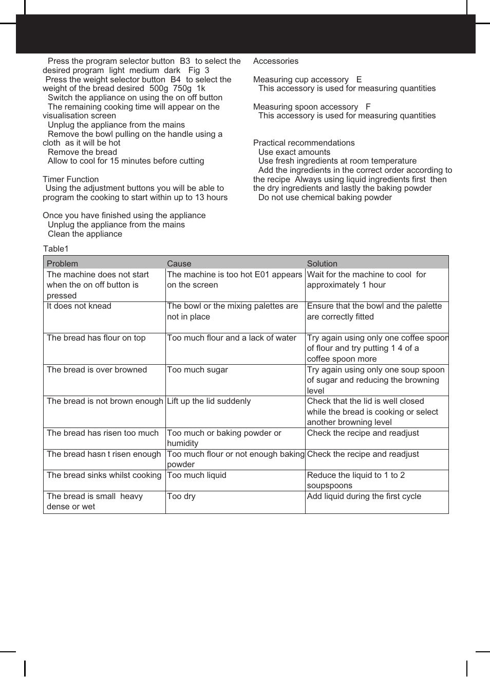 ERISSON BM-160 User Manual | Page 5 / 11