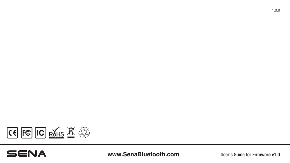 Sena Bluetooth SMH3 1.0 User's Guide User Manual | Page 27 / 27
