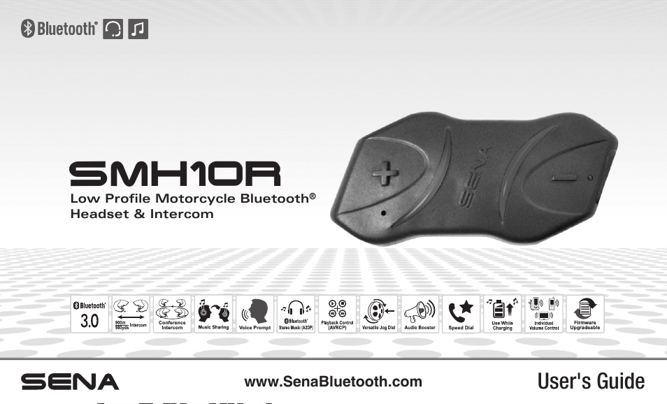 Sena Bluetooth SMH10R v4.3 User's Guide User Manual | 51 pages