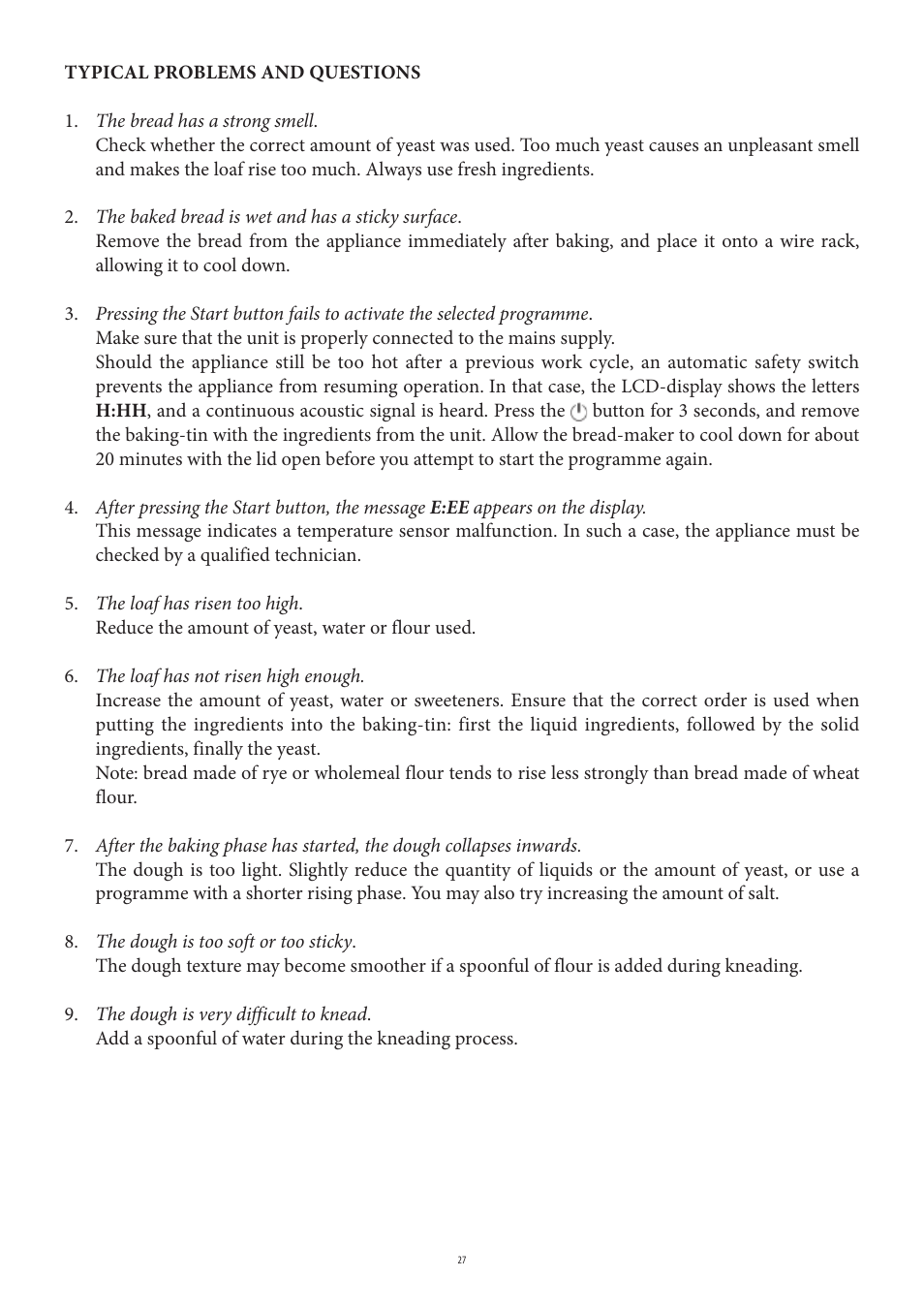 SEVERIN BM 3990 User Manual | Page 27 / 180