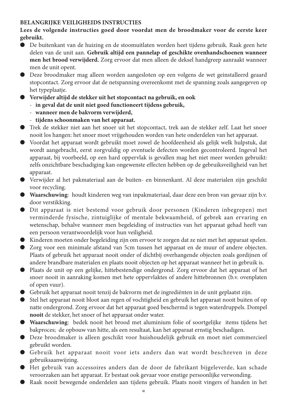 SEVERIN BM 3990 User Manual | Page 48 / 180
